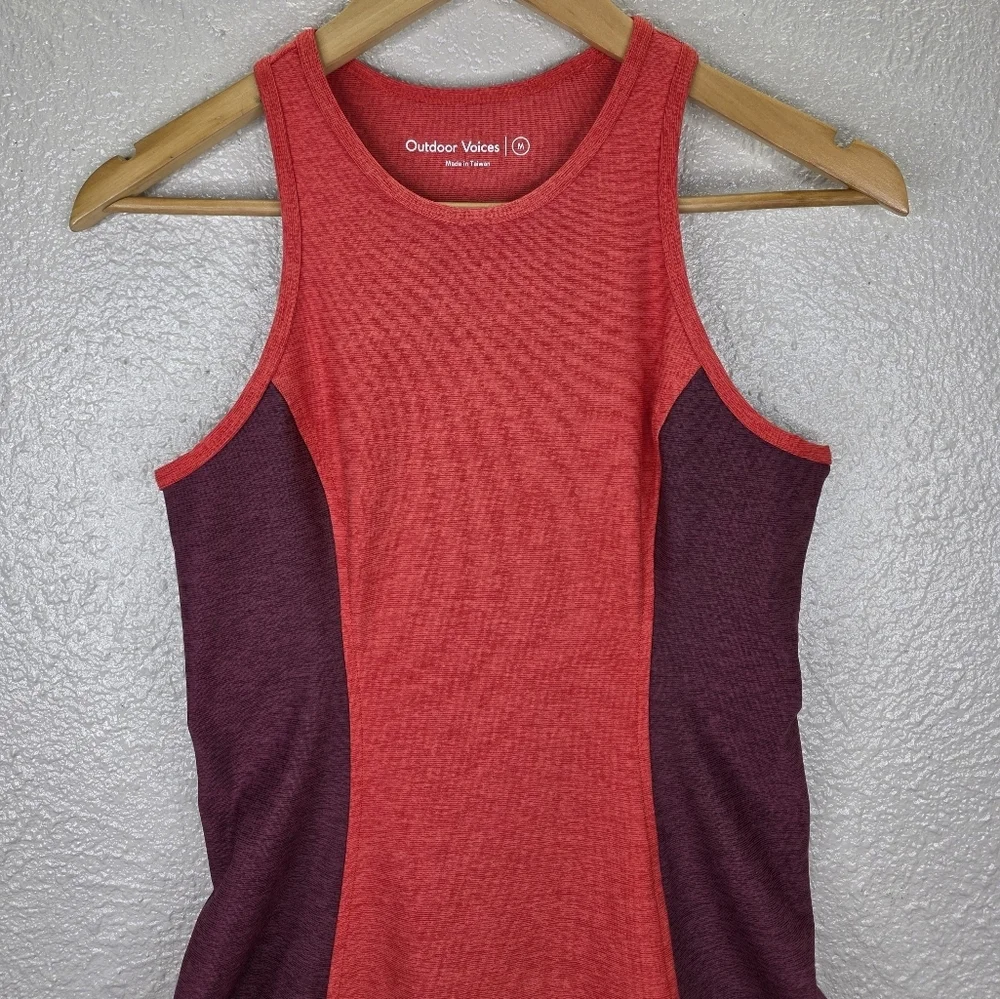 Outdoor Voices Dress Poppy Red Shiraz Athena Athletic Womens Sz M RN 620620 - Picture 3 of 14